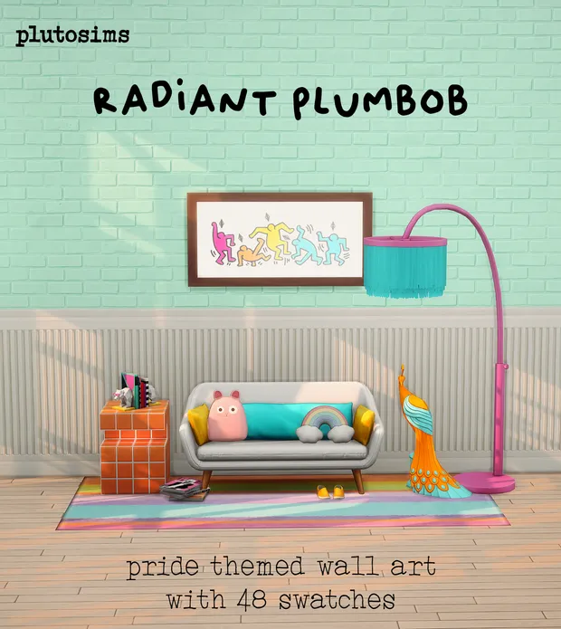 Radiant Plumbob - A Painting 